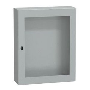 Kast Ruitdeur 1000x800x250 IP66 IK08 RAL7035 Spacial S3D