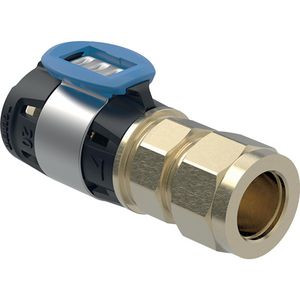 Perssok verlopend FLOWFIT x klem 16x14mm brons