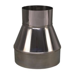 EW RVS verloopstuk 179mm uitw. - 110mm