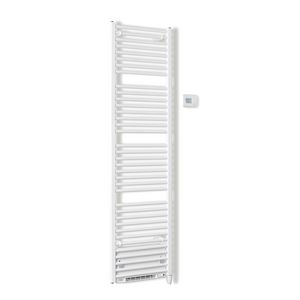 Elektr. handdoekradiator OCEANUS E-VENTO 585x775mm 400W+blower 950W wit RAL9016 incl. geïnt. klokthermostaat