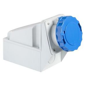 Wandcontactdoos Gehoekt 3P+A 125A 200-250V AC 9h PratiKa