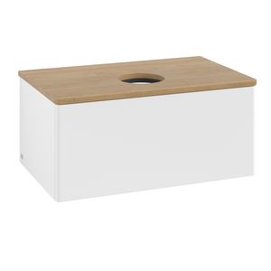 Wastafelonderkast Antao 800x360x500mm White Matt Lacquer L30011MT