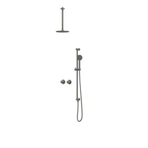 Afbouwdeel regendouche IVY combiset Bond 3 inbouwthermostaat symmetry gebor. metal black CSB3EXGMCDCB excl. inbouwbox