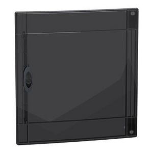 Deur PrismaSeT XS transparante bruin verdeler 2 x 18 modules