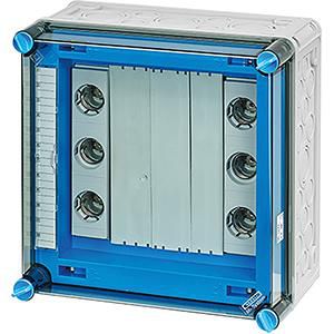 Zekeringk. 2x25A 3p DII E27 op r. 400A 5 P. BM2