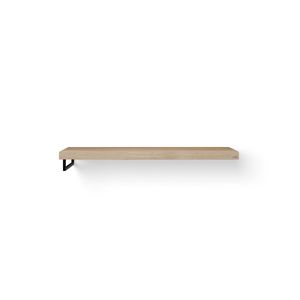 Wastafelblad Base Wood eiken 140cm zwart 1x handdoekbeugel LI.