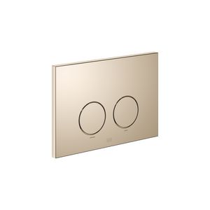 Bedieningsplaat v. wc-inbouwres. van Geberit rond Light Gold