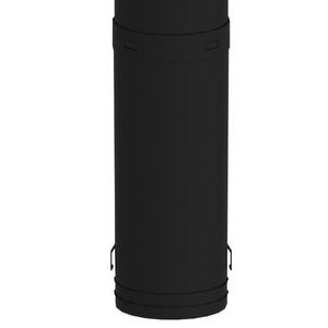 Onderdaks verlenging Megavent PP 140 L=250 zwart