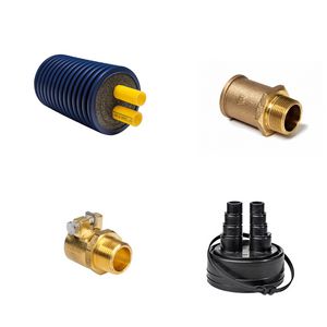 Installatiekit MICROFLEX voorgeisoleerde buis 10mtr. DUO CV 125/2x (32x2,9) incl. koppelingen