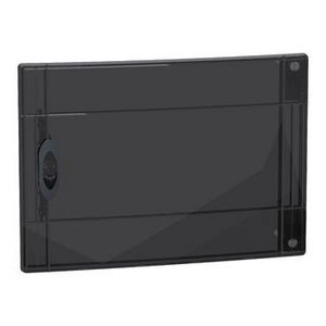 Deur PrismaSeT XS transparante bruin verdeler 1 x 18 modules