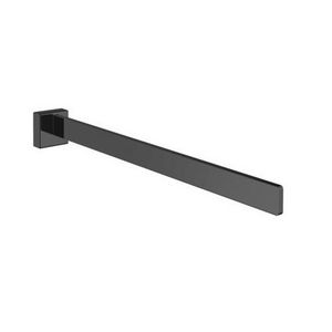 Cue handdoekhouder 1-armig vaste uitvoering zwaart