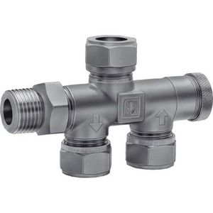 Onderblok 2-pijps M22 inst.