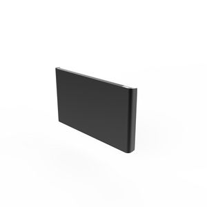 Elektr. paneelradiator NUBE antracietgrijs 830x600mm 1500W incl. geïnt. klokthermostaat