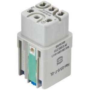 Contactblok binnenw vrouw 3polig Han Q5/0-F-QL 2,5mm2 VVE=10
