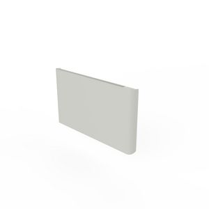 Elektr. paneelradiator NUBE wit 830x600mm 1500W incl. geïnt. klokthermostaat