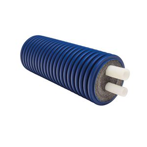 Lengte per mtr. voorgeisoleerde buis MICROFLEX 160/2x (25x3,5) sanitair PN10 DUO (min. afname= 5mtr.)