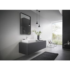 Logis 100 LowFlow 1-hendelwastafelkraanchroomvaste uitloop incl. waste