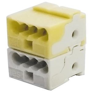 KNX bus-steekklem 4 x 1mm² wit/geel