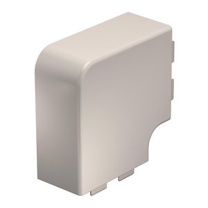 Deksel platte hoek 60x110mm polyvinylchlorid creme wit VVE=2