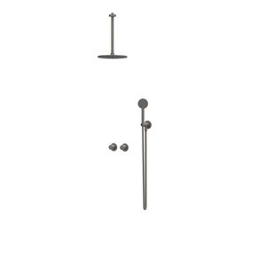 Afbouwdeel regendouche IVY combiset Bond 3 inbouwthermostaat symmetry gebor. metal black CSB3EXGMCECA excl. inbouwbox