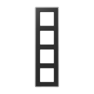 Afdekraam A-viva zwart 4-voudig