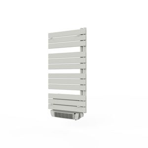 Elektr. badkamerradiator TRITON E-VENTO wit 600x1203mm 500W+blower 1000W incl. geïnt. thermostaat+afst.bediening