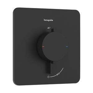 Inbouwthermostaat Ecostat Comfort Q 1 functie mat zwart