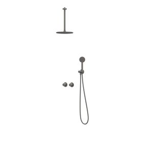 Afbouwdeel regendouche IVY combiset Bond 3 inbouwthermostaat symmetry gebor. metal black CSB3EXGMCECC excl. inbouwbox