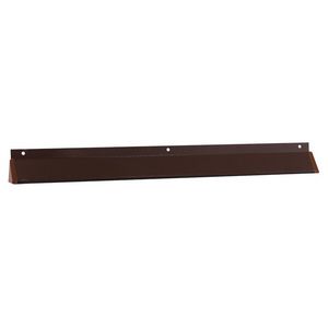 ALU ventilatiekapje 370x30mm bruin