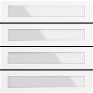 Belknopmod. 4-voudig System 106 verkeerswit(gel.)