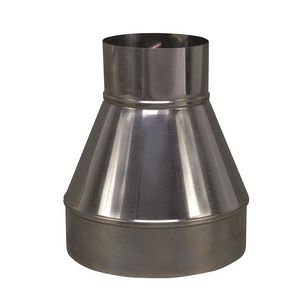 EW RVS verloopstuk 199mm uitw. - 110mm