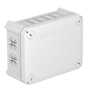 Kabeldoos 10x wieland 3-plg 150x116x67 polypr. li.grijs R