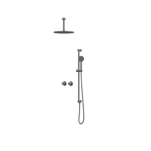 Afbouwdeel regendouche IVY combiset Bond 3 inbouwthermostaat symmetry gebor. metal black CSB3EXGMCFBB excl. inbouwbox