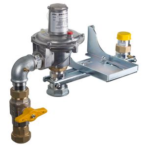 Meteraansluitset incl. regelaar G10/16 1/2" h.o.h. 300 mm