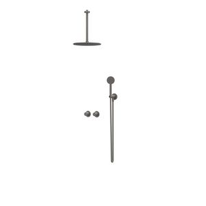 Afbouwdeel regendouche IVY combiset Bond 3 inbouwthermostaat symmetry gebor. metal black CSB3EXGMCFCA excl. inbouwbox