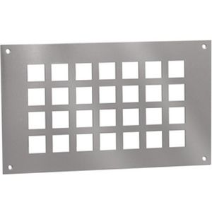 ALU ventilatieplaat 250x150mm
