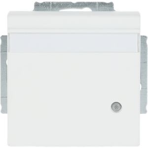 Tekstwandcontactdoos ra kv kd Centraalplaat LED inb f-matwit (20 EUKNBL-884)