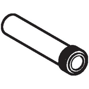 Inlaatgarnituur PE Ø32mm l=150mm voor urinoir incl. manchetrubber