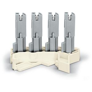 Opklikbaar busdeel 2-polig grijs/wit 267-232 VVE=500