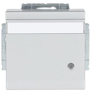 Tekstwandcontactdoos ra kv kd Centraalplaat LED inb f-alu (20 EUKNBL-83)