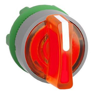 Oranje kop keuzeschakelaar Kunststof Verlicht 3 s