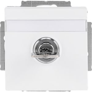 Tekstwandcontactdoos ra kv Centraalplaat kd+eenh.slot inb f-w (20 EUKNBSL-884-101)