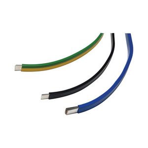 Koperband 1000A 10x40x1mm zwart VVE=3