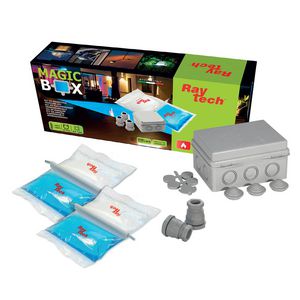 Kabeldoos MAGICBOX 100 waterdicht IP68 incl. 3 wartels + verwijderbaar kabelhars