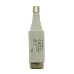 Zekering laagspanning 4A AC 500V D1 gL/gG IEC traag VVE=10