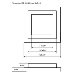 VL-KM42 Verloopstuk KSD-MUB
