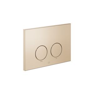 Bedieningsplaat wc-inbouwres.van Geberit rond Light Gold geb