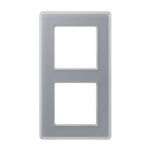 Afdekraam A-viva kristalgrijs 2-voudig