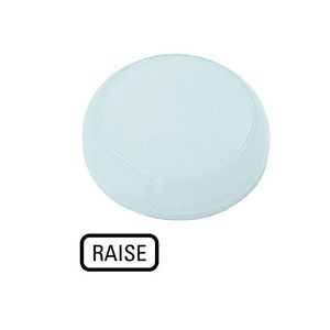 Lens signaallamp wit vlak "raise"