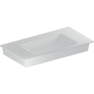 Meubelwastafel afleg L/R 90x48cmcm zonder kraangat wit Keratect ONE